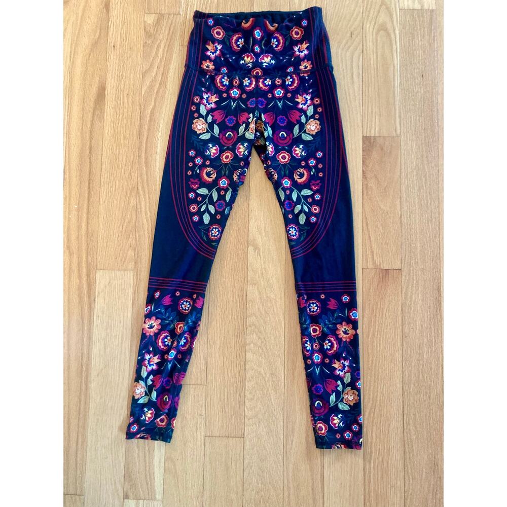 Yoga Democracy YD Folklore Eco Printed Yoga Leggings S - Picture 6 of 12